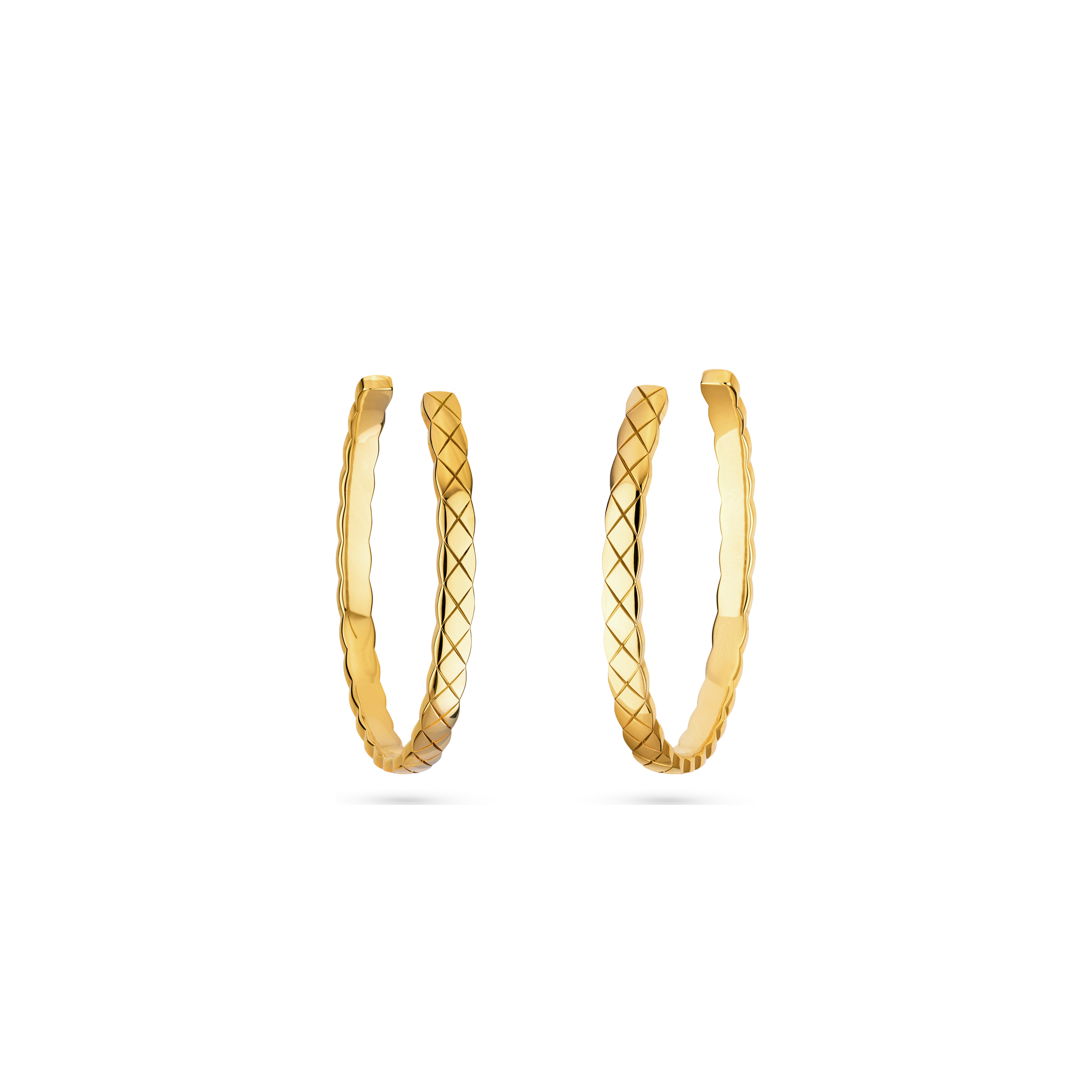 Ch*el coco crush hoop earrings j12091